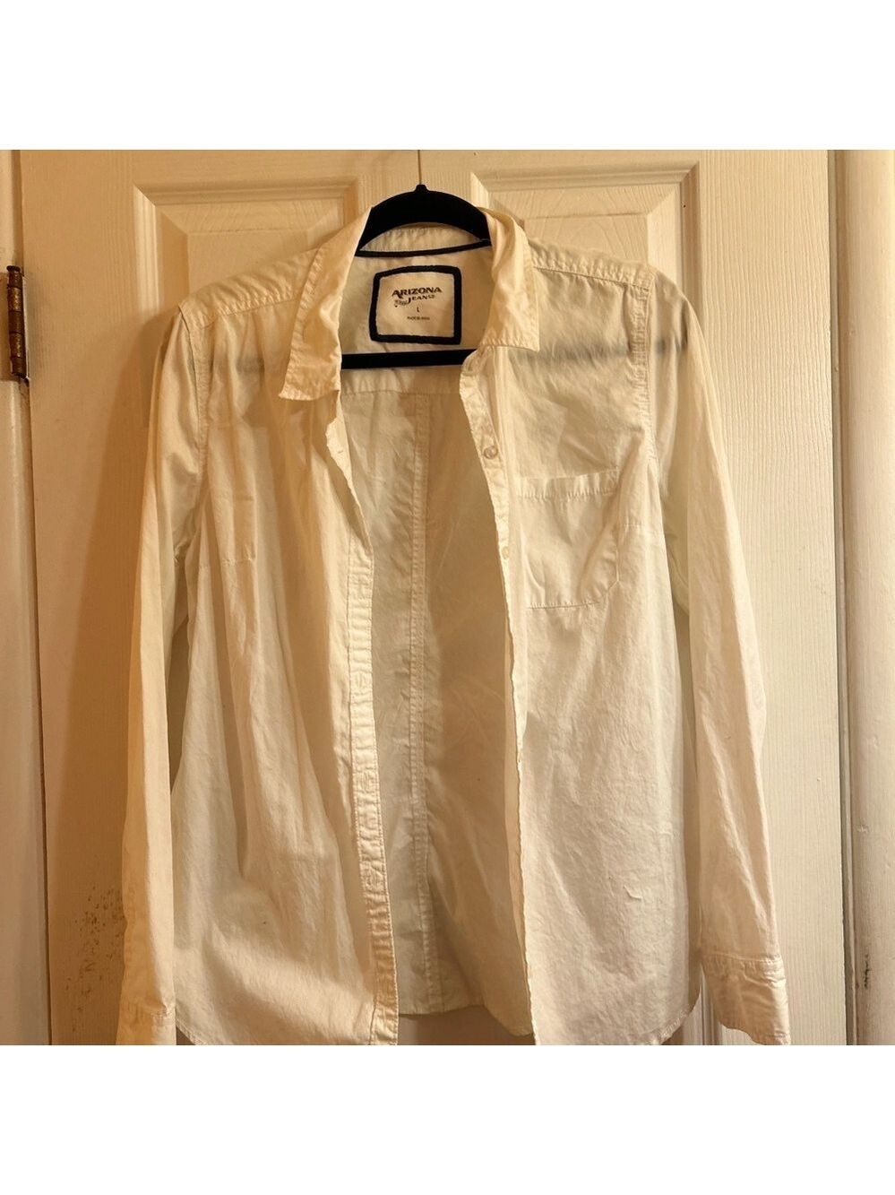 Arizona White Button-Up Shirt